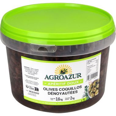 Olives noires coquillos dénoyautées