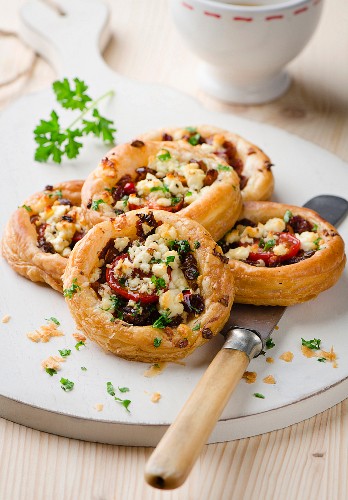 Tartelettes à la tapenade noire et verte 